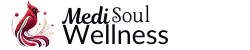 MediSoul Wellness words and the logo of a cardinal
